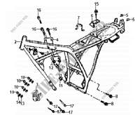 CHASSIS voor SYM XS125 (MD12B2-E) (L1) 2011