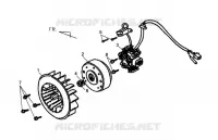 AC GENERATOR ASSY voor SYM SYMPLY 150 (AV15W1-5) (L1) 2021