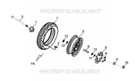 ACHTERWIEL voor SYM SYMPLY 150 (AV15W1-5) (L1) 2021