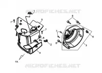 DEKSEL VAN DE VENTILATOR   KUIP voor SYM SYMPLY 150 (AV15W1-5) (L1) 2021