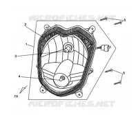 KOPLAMP COMPLEET voor SYM SYMPLY 150 (AV15W1-5) (L1) 2021
