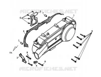 LINKER CARTERDEKSEL voor SYM SYMPLY 150 (AV15W1-5) (L1) 2021