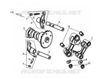 NOKKENASHOUDER   TUIMELARM voor SYM SYMPLY 150 (AV15W1-5) (L1) 2021