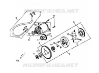 STARTMOTOR   BEGIN KOPPELING BUITEN voor SYM SYMPLY 150 (AV15W1-5) (L1) 2021