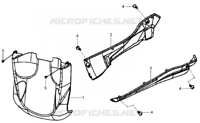 VLOERPANEEL SYM scooter 200 2005 HD 200 (LH18W-6)  HD 200 (LH18W-6)
