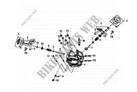 CILINDERKOP voor SYM FIDDLE II 50 (45 KMH) (AF05W-F) (L1-L4) 2012