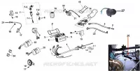 ELEKTRISCHE ONDERDELEN  200 sym-motorfietsen 2005 TRACKRUNNER 200 (UA18A2-F) (K5-K6) 29