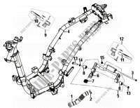 FRAME BODY   ENGINE HANGER voor SYM QUAD RAIDER 600 LE (UA60A2-F) (FRANCE)(CHASS LONG) (L0) 2010