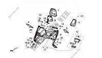 UNDER SEAT BOX voor SYM GTS 300I ABS (LN30W6-FR) (L3) 2013