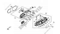 LINKER CARTERDEKSEL voor SYM GTS 300I ABS (LN30W7H-EU) (L6) 2016