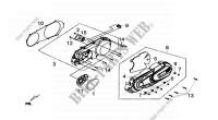 LINKER CARTERDEKSEL voor SYM GTS 300I ABS (LN30W7H-FR) (L5) 2015