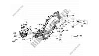 FRAME LICHAAM voor SYM GTS 300I ABS SPORT (LN30WA-EU) (E4) (L7-M0) 2017