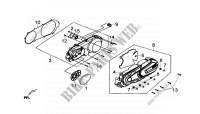 LINKER CARTERDEKSEL voor SYM GTS 300I ABS SPORT (LN30WA-EU) (E4) (L7-M0) 2017