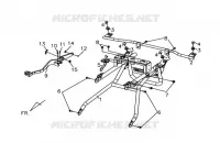 ACHTERFRAME voor SYM QUAD LANDER 300SL (UA30A4-F) (K8) 2008