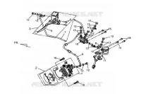 ACHTERREM voor SYM QUAD LANDER 300SL (UA30A4-F) (K8) 2008