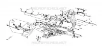 CHASSIS voor SYM QUAD LANDER 300SL (UA30A4-F) (K8) 2008