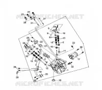 CILINDERKOP voor SYM QUAD LANDER 300SL (UA30A4-F) (K8) 2008