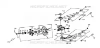 JUISTE OPSCHORTING voor SYM QUAD LANDER 300SL (UA30A4-F) (K8) 2008