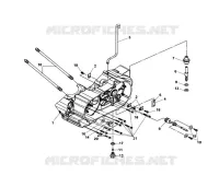 LINKER CARTER voor SYM QUAD LANDER 300SL (UA30A4-F) (K8) 2008
