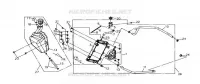 RADIATOR voor SYM QUAD LANDER 300SL (UA30A4-F) (K8) 2008