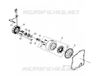 ROTOR / DYNAMO voor SYM QUAD LANDER 300SL (UA30A4-F) (K8) 2008