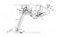 SPEED LEVER voor SYM QUAD LANDER 300SL (UA30A4-F) (K8) 2008