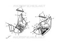 STEUN voor SYM QUAD LANDER 300SL (UA30A4-F) (K8) 2008