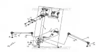 STUURKOLOM voor SYM QUAD LANDER 300SL (UA30A4-F) (K8) 2008