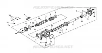 TRANSMISSIE VERSNELLINGSSYSTEEM voor SYM QUAD LANDER 300SL (UA30A4-F) (K8) 2008