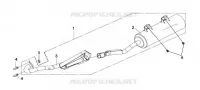 UITLAAT voor SYM QUAD LANDER 300SL (UA30A4-F) (K8) 2008