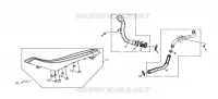 ZADEL voor SYM QUAD LANDER 300SL (UA30A4-F) (K8) 2008