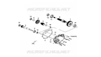 TRANSMISSIE AFDEKKING  400 sym-motorfietsen 2014 MAXSYM 400 EFI ABS (LX40A2-6) (L2-L4) 18