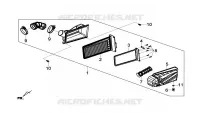 LUCHTFILTER  600 sym-motorfietsen 2015 MAXSYM 600I (LX60A2-FR) (L5) 70