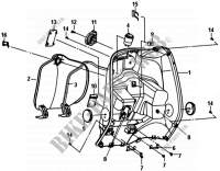 UNDER SEAT BOX voor SYM FIDDLE III 50 (45 KMH) (XA05W4-EU) (E4) (L7) 2017