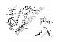 FRAME BODY   ENGINE HANGER voor SYM GTS 300I ABS (LN30W5-EU) (L4) 2014