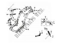 FRAME BODY   ENGINE HANGER voor SYM GTS 125I SPORT (LN12WC-EU) (E4) (L7) 2017