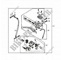 VOORREM HOOFDCILINDER voor SYM MAXSYM 400 EFI ABS (LX40A2-6) (L2-L4) 2012