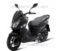BLACK (BK-007U)  50 sym-motorfietsen 2018 JET 14  (45 KMH) (XC05W1-EU) (E4) (L8-M0) 3