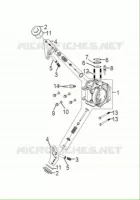 CILINDERKOP  50 sym-motorfietsen 2021 JET 14 50 (XC05W2-NL) (E5) (M1) 7