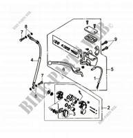 FRONT BRAKE ASSEMBLY voor SYM MAXSYM 400 EFI ABS (LX40A2-6) (L2-L4) 2012