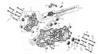 MOTORBEHUIZINGEN voor SYM JET 50 (BL05W-6) (BC ENGINE) (K1-K4) 2001