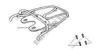 BAGAGEREK ACHTER voor SYM MAXSYM 400 EFI ABS (LX40A2-6) (L2-L4) 2012