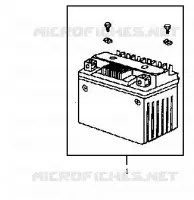 BATTERY  50 sym-motorfietsen 2004 JET EURO X 50 (BL05W6-6) (BC ENGINE) 25