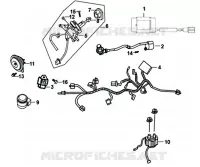 KABELBOOM  50 sym-motorfietsen 2019 ALLO 50 (45 KMH) (AJ05WA-EU) (L8-M0) 38