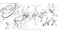 ZADEL - DOOS  50 sym-motorfietsen 2008 JET SPORT X R (BK05W-6 - BK05W-F) - ONLY FRANCE (K6-K9) 21