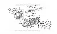 CRANKCASE  50 sym-motorfietsen 2007 JET SPORT X R (BK05W-F) (K6-L1) 20